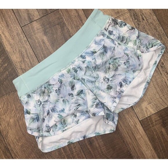 ivivva | lululemon Leaf Printed Shorts 14 - Picture 1 of 4